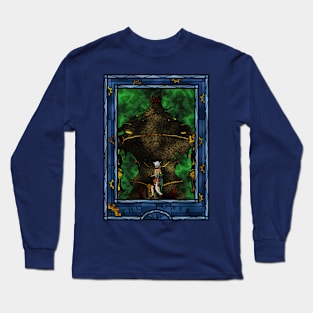 FFXIV Tarot - 16 The Tower Long Sleeve T-Shirt